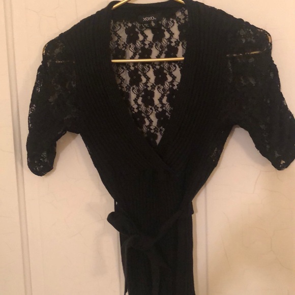 XOXO sexy black lace top XS - Picture 5 of 7